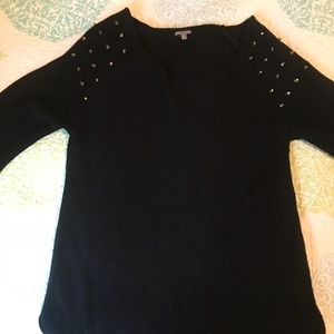 Gold Stud Detailed Sweater